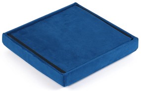 Modrá skladacia taburetka CUBEXO VELVET M