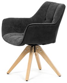 Sada jedálenských stoličiek HC-D7180 GREY2, 2 ks