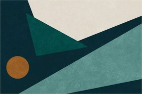 Obraz - Kubistická abstrakcia (90x60 cm)