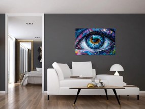 Obraz - Maľba oka (90x60 cm)