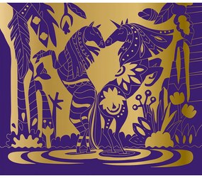 Atelier Maxi - vyškrabovacie obrázky kone a jednorožce