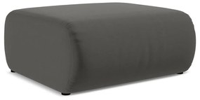 Sivá zamatová podnožka Ekahi – Makamii