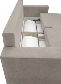 Pohovka rozkladacia na lôžko Genf, béžová látka