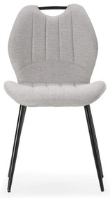 Svetlosivé jedálenské stoličky v súprave 4 ks Muli – Marckeric