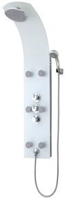 SCHÜTTE Sklenený sprchový panel termostatická batéria LANZAROTE biely 435034