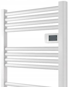 Erga Pago, elektrické vykurovacie teleso 540x960 mm s digitálnym termostatom, 500W, biela matná, ERG-PAGO/960/540/WHITE/EL