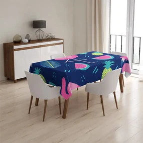 Sablio Obrus Ružové plameniaky - 90x90 cm