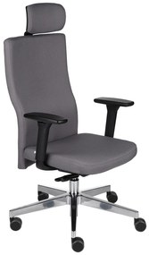 Grospol - Kancelárská stolička Team Plus HD Chrome