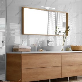 LED Kúpeľňové nástenné svietidlo SHINE LED/7W/230V 30 cm IP44 biela