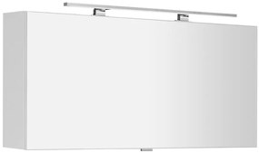 Sapho Sapho, CLOE galérka s LED osvetlením, 120x50x18cm, biela, CE120-0030