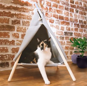 Bestent TeePee stan pre zvieratá 40x40cm Wooden Hut