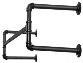 Nástenný stojan na oblečenie HSR64BK