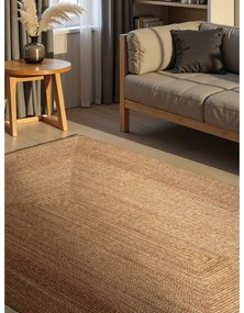 Obojstranný/ručne tkaný jutový koberec v prírodnej farbe 160x230 cm Sharmila Natural Brown – Hanse Home