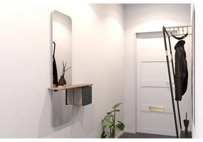 Predsieňová zostava v dekore duba v antracitovo-prírodnej farbe One More Look – UMAGE