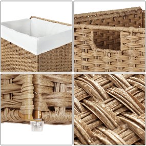 Kôš na bielizeň na kolieskach Delilah 60x46x33 cm