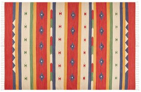 Bavlnený kelímový koberec 200 x 300 cm viacfarebný ALAPARS Beliani