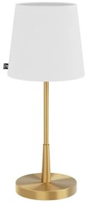 ByRydens 4002730-6501 - Stolová lampa LUMI 1xE27/8W/230V biela/zlatá 48,5 cm