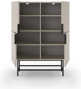 Krémová skrinka 100x128 cm Eldia – Marckeric