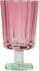 Pohár CASSIAR koralový / zelený 727177 220 ml
