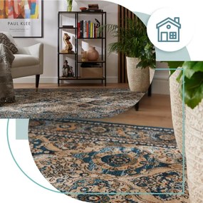 Koberec  Agnella Isfahan Forenza Smaragd