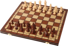 ČistéDrevo Drevené šachy 3 v 1 - 39 x 39 cm