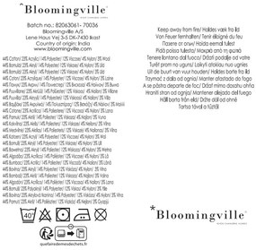 Hnedá deka z recyklovanej bavlny 130x160 cm Arni – Bloomingville