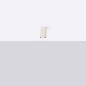 Sollux SL.1587 - Bodové svietidlo KARBON 1xGU10/10W/230V 10 cm krémová