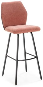 Barové stoličky v lososovoružovej farbe v súprave 2 ks 75 cm Pol – Marckeric
