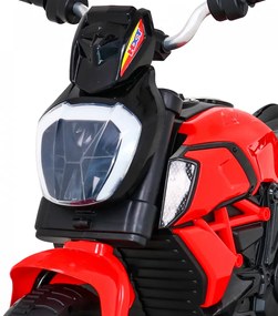 Motorka na batérie pre deti FAST TOURIST - červená