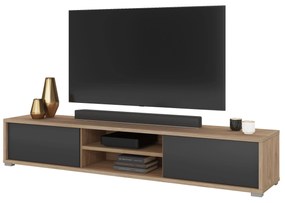 TV stolík Fiora 40 (dub olejovaný + antracit). Vlastná spoľahlivá doprava až k Vám domov. 1066467
