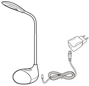 Eglo 97078 - LED Stolná lampa CABADO 1 1xLED/2,2W+0,3W/230V RGB