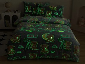 XPOSE® Mikroplyšové obliečky MEDVEDÍ SEN Exclusive (svietiací efekt)