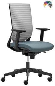 RIM Kancelárska stolička EASY PRO EP 1205 1207 čalúnenie SILVERTEX koženka