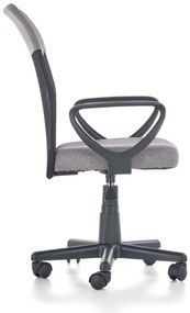 Detská otočná stolička TIMMY sivočierna