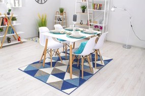 Stôl ADRIA 120 cm x 80 cm - biely
