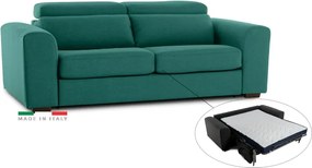 Pohovka FELYNE br. FELYNE s rozkladom na každodenné spanie, 140, tyrkysová (jazz - 16 azur)