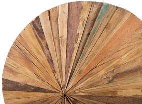 Nástenná dekorácia z tíkového dreva MORELIA Beliani
