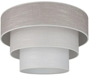 Brilagi - Stropné svietidlo ALASKA LUNETA 1xE27/15W/230V pr. 45 cm šedá/krémová