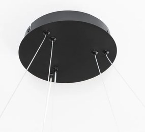 Brilagi - LED stmievateľný luster na lankách FALCON SLIM LED/68W/230V pr. 50 cm čierna +DO