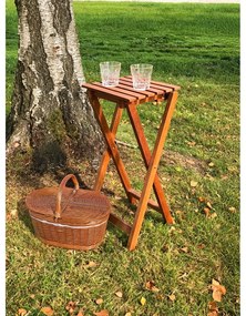 Záhradný odkladací stolík z eukalyptového dreva 27x29 cm Yakima – Garden Pleasure