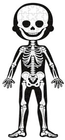 Janod - Detské vzdelávacie puzzle 225 ks ľudské telo