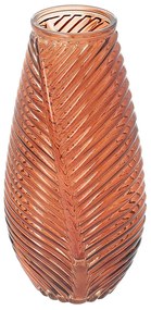 Sklenená váza Leaf I 13x10x29 cm