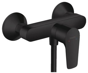 Hansgrohe Talis E, nástenná páková sprchová batéria, čierna matná, HAN-71760670