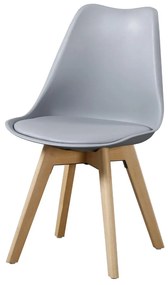 CROSS II jedálenská stolička, sivá
