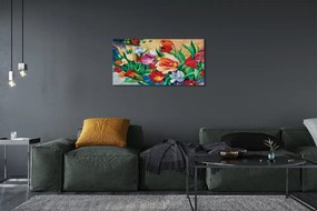 Obraz canvas kvety 120x60 cm