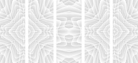 5-dielny obraz s kaleidoskopovým vzorom