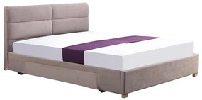 Posteľ Merida 160 béžová/prírodné