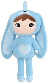 Usínáček - Panenka králík modrá XL 70 cm