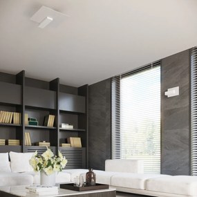 Nástenné svietidlo Lappo, 1x mliečne sklenené tienidlo, drevo v bielej farbe