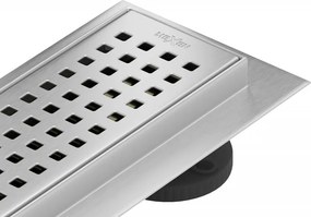 Mexen Flat nerezový sprchový žľab 50 cm vzor M08, 1025050-15